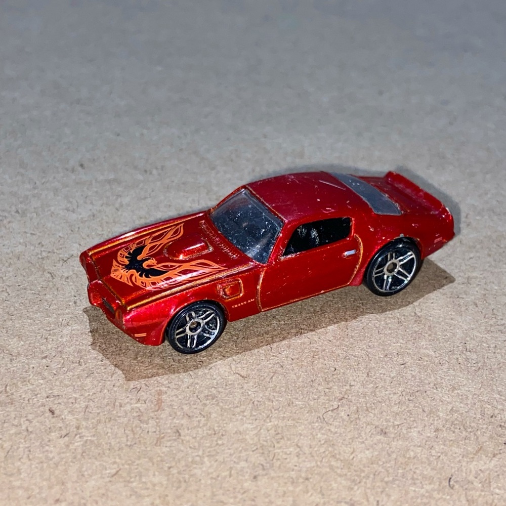 HOT WHEELS ‘73 Pontiac Firebird Trans Am Red Diecast Car Malaysia
